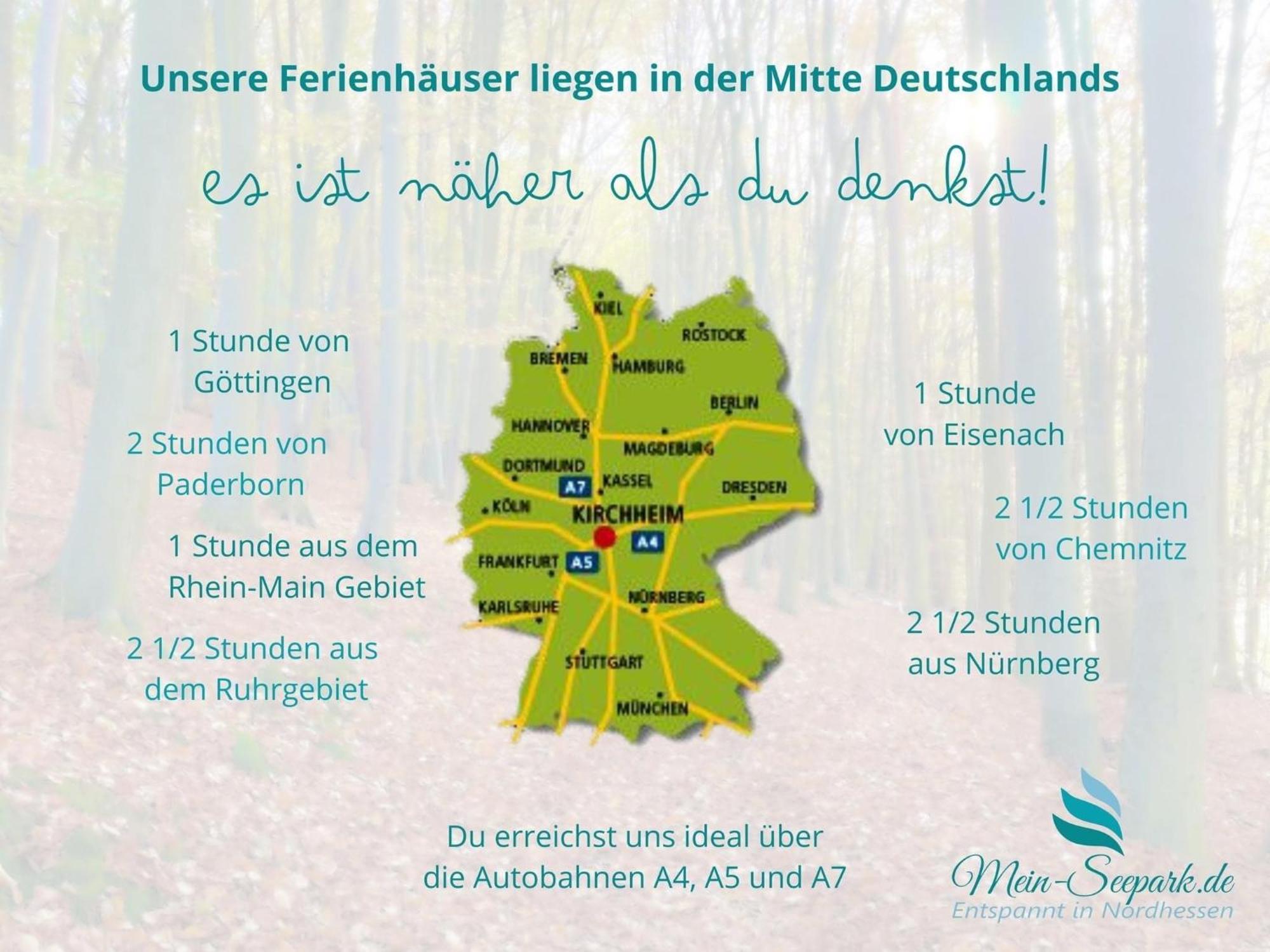 Mein-Seepark, Ferienhaus Heike 基希海姆 外观 照片